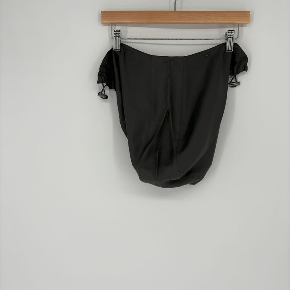 Burberry Black Trench Coat with Classic Check Lining - Picture 4 of 6